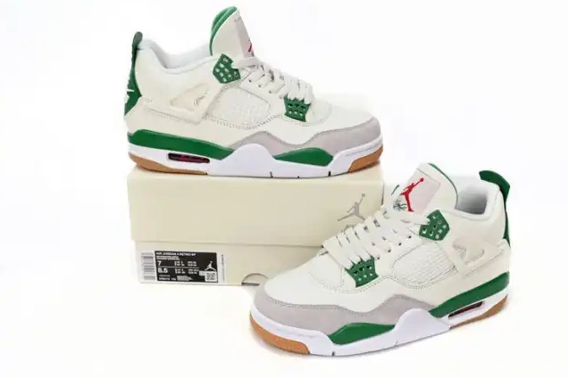 1st Kicks 4 Retro SB Jordan Green DR5415-103 Pine 0524